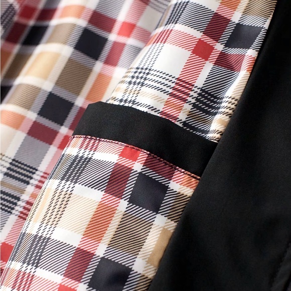 New Women's Black Removable Hooded Tench Coat Rain Jacket & Brim, Lightweight - Picture 3 of 5